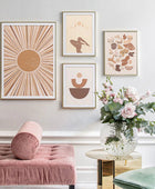 Boho Abstracte Canvas Posters