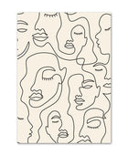 Lines and Faces Canvas Posters