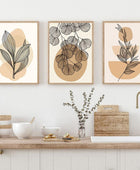 Lines and Faces Canvas Posters
