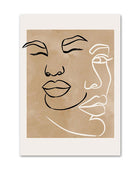 Lines and Faces Canvas Posters