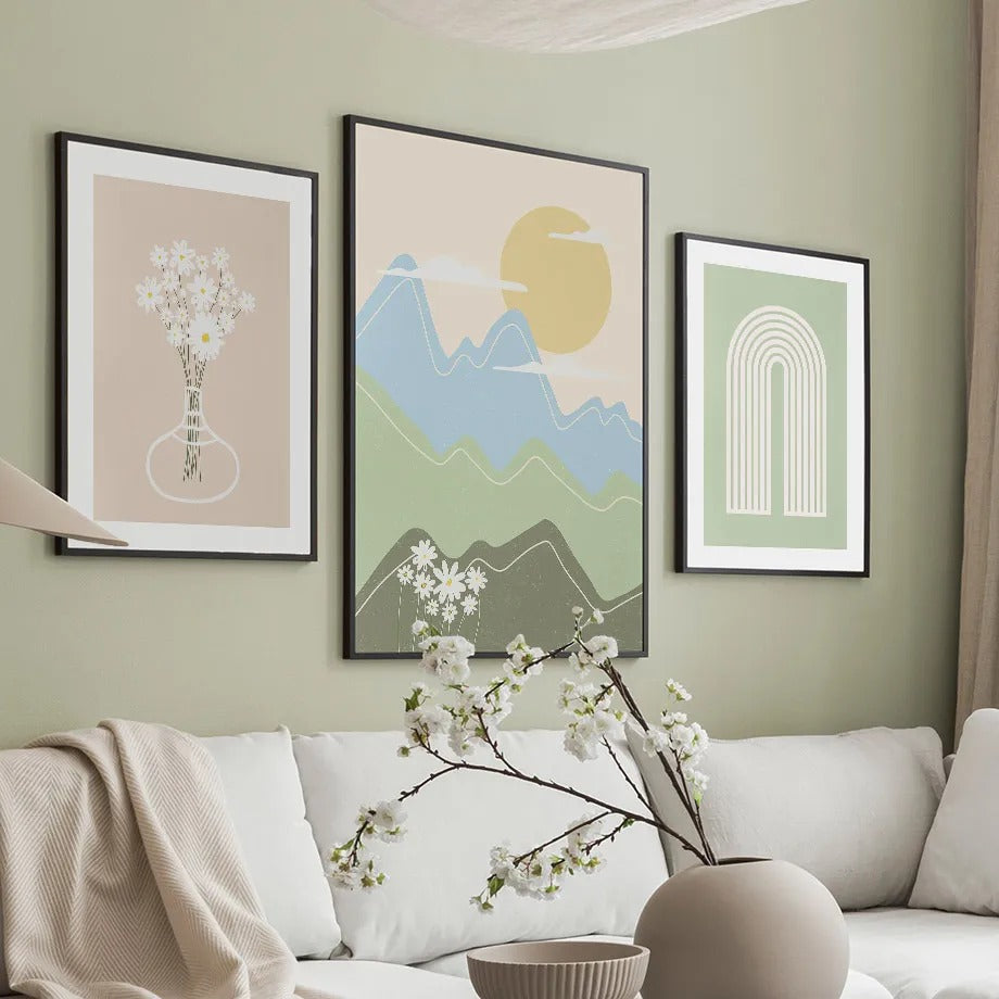 Canvas Posters met Schattige Pasteltekeningen