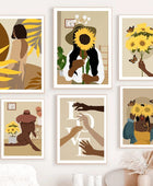 Embrace Sunflowers Canvas Posters