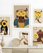Embrace Sunflowers Canvas Posters