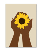 Embrace Sunflowers Canvas Posters