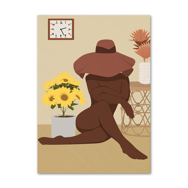 Embrace Sunflowers Canvas Posters