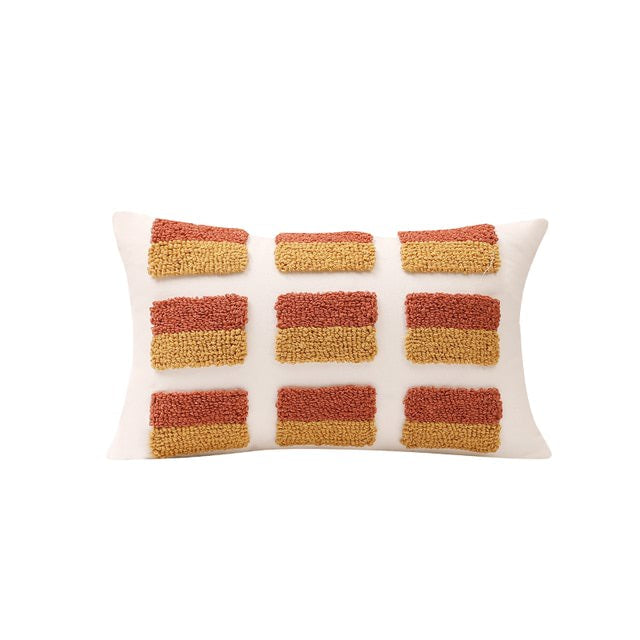 Okergele Boho Kussenhoes