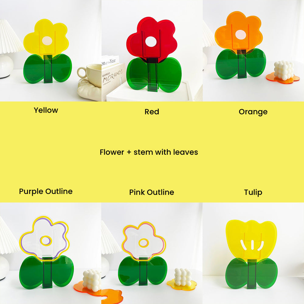 Bloemen Acryl Vaas