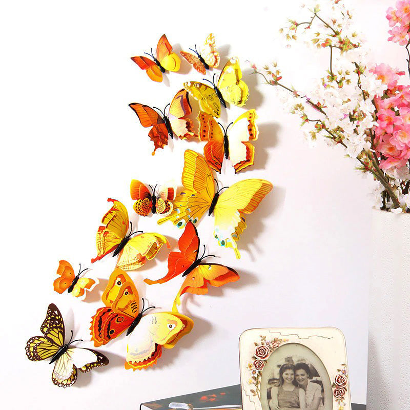 Vlinder Wanddecoratie Set
