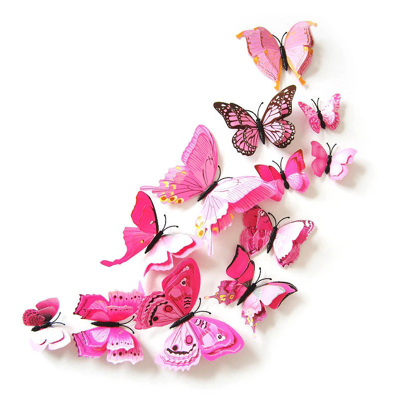 Vlinder Wanddecoratie Set
