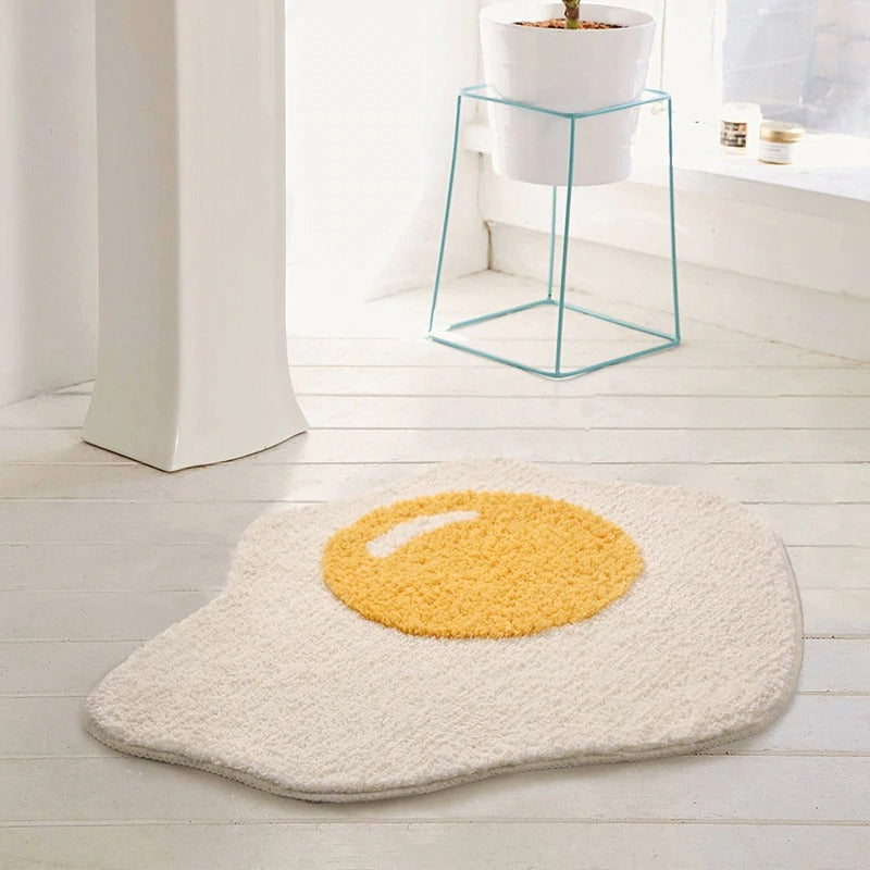 Spiegelei Vloerkleed