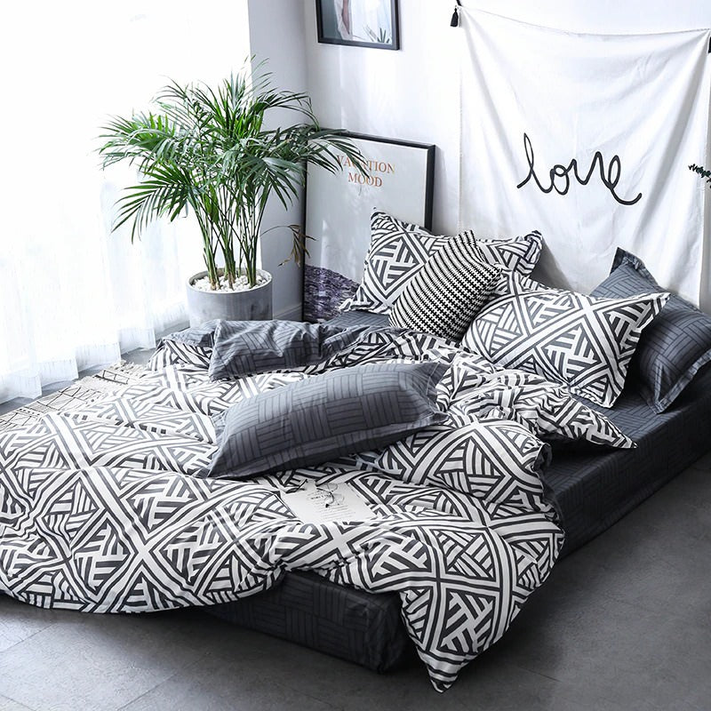 Azteeks Geometrisch Beddengoedset