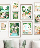 Jungle Tuin Canvas Posters
