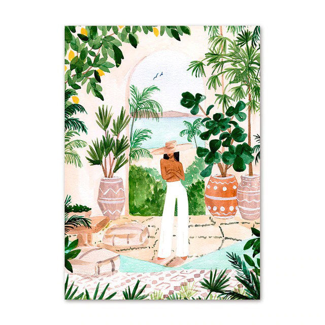 Jungle Tuin Canvas Posters