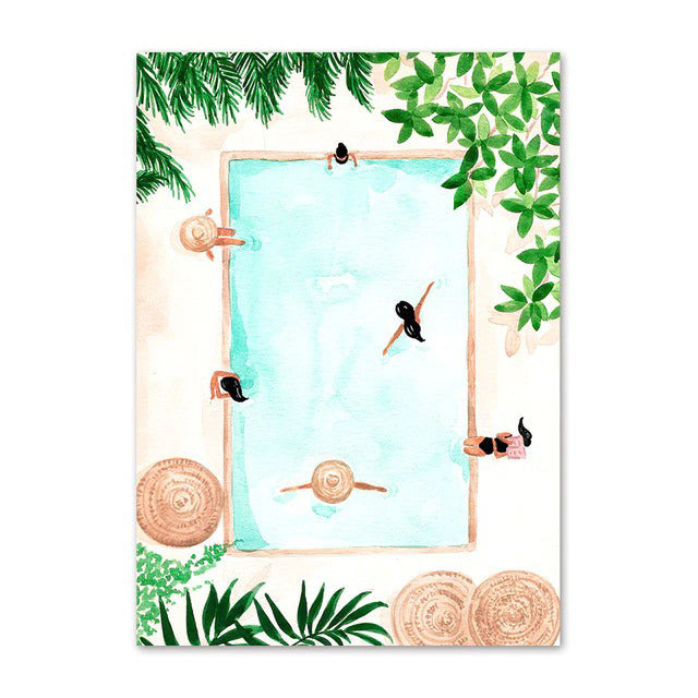 Jungle Tuin Canvas Posters