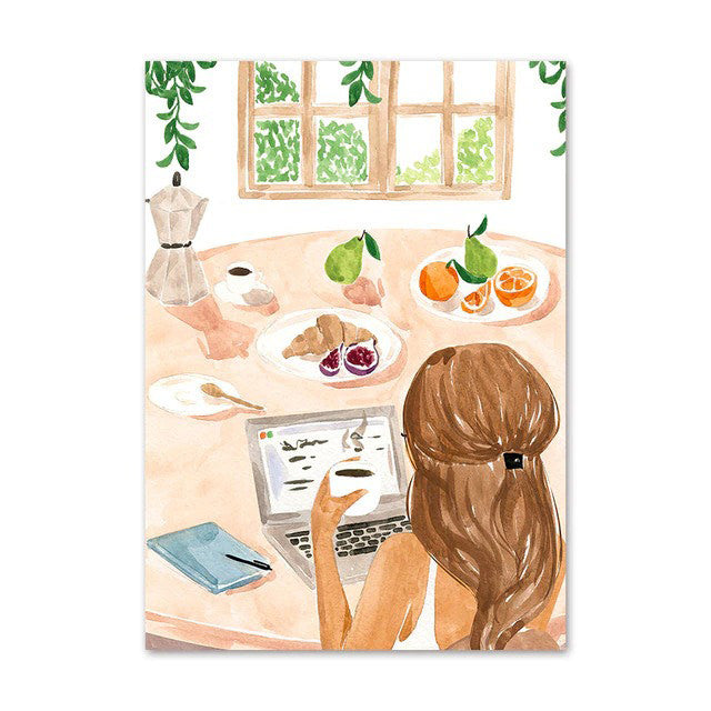 Jungle Tuin Canvas Posters