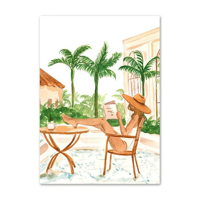 Jungle Tuin Canvas Posters