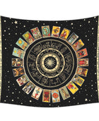 Wandtapijt met Tarotkaarten en Mandala