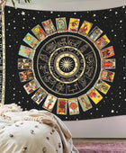 Wandtapijt met Tarotkaarten en Mandala