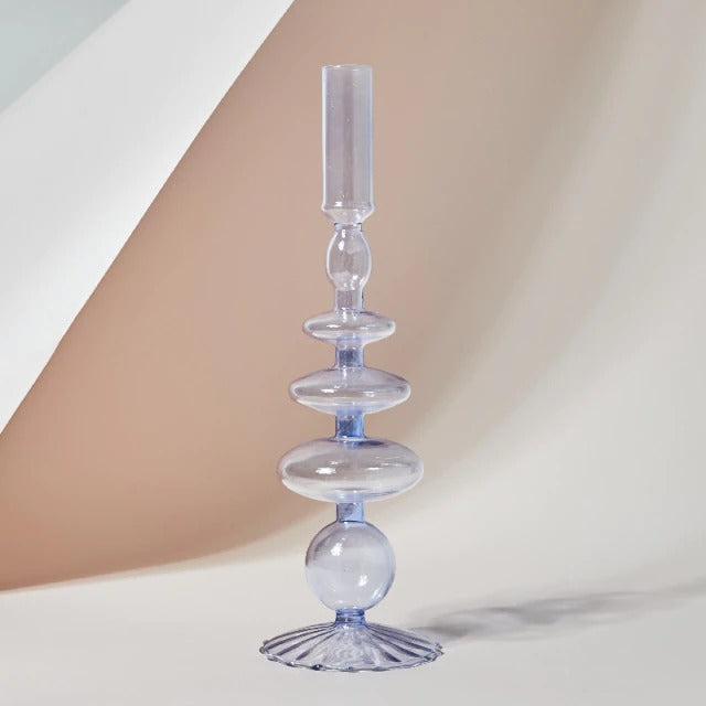 Handgemaakte Kaarsenhouder van Glas