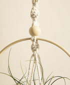 Macramé Houten Cirkel Plantenhanger