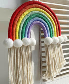 Macramé Regenboog Wanddecoratie