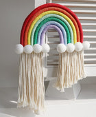 Macramé Regenboog Wanddecoratie