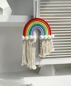 Macramé Regenboog Wanddecoratie