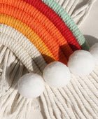 Macramé Regenboog Wanddecoratie