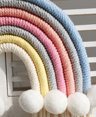 Macramé Regenboog Wanddecoratie