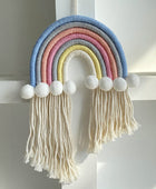 Macramé Regenboog Wanddecoratie