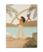 Moroccan Girl Boho Canvas Posters