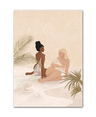 Moroccan Girl Boho Canvas Posters