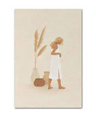 Moroccan Girl Boho Canvas Posters
