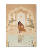 Moroccan Girl Boho Canvas Posters