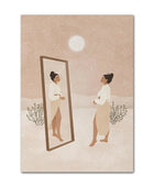Moroccan Girl Boho Canvas Posters
