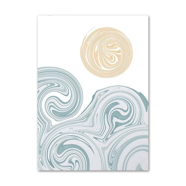 Boho Aquarel Canvas Posters