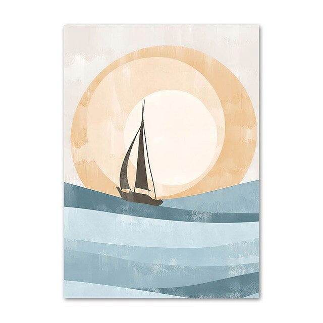 Boho Aquarel Canvas Posters