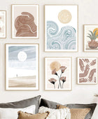 Boho Aquarel Canvas Posters