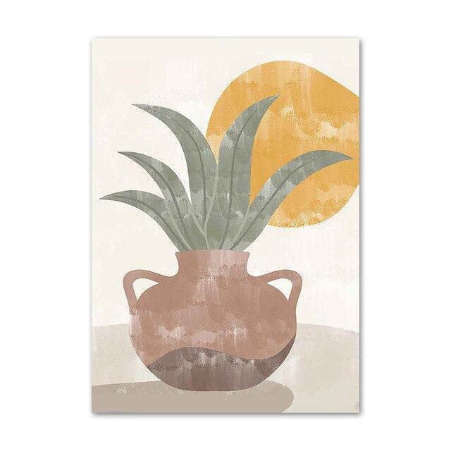 Boho Aquarel Canvas Posters