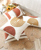 Boho Kussenhoes met Boogjes