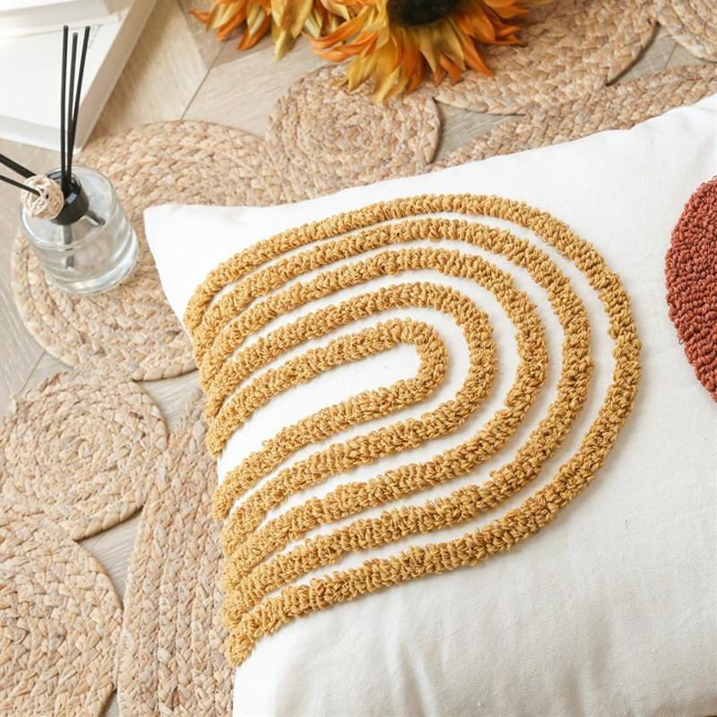 Boho Kussenhoes met Boogjes