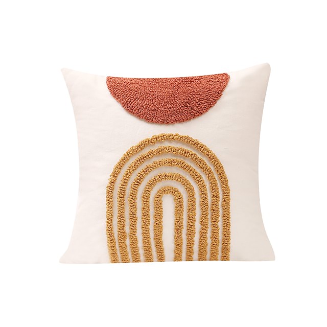 Boho Kussenhoes met Boogjes