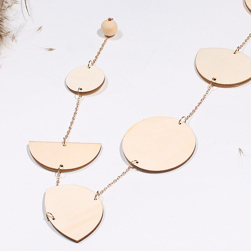 Maanfasen Houten Wanddecoratie