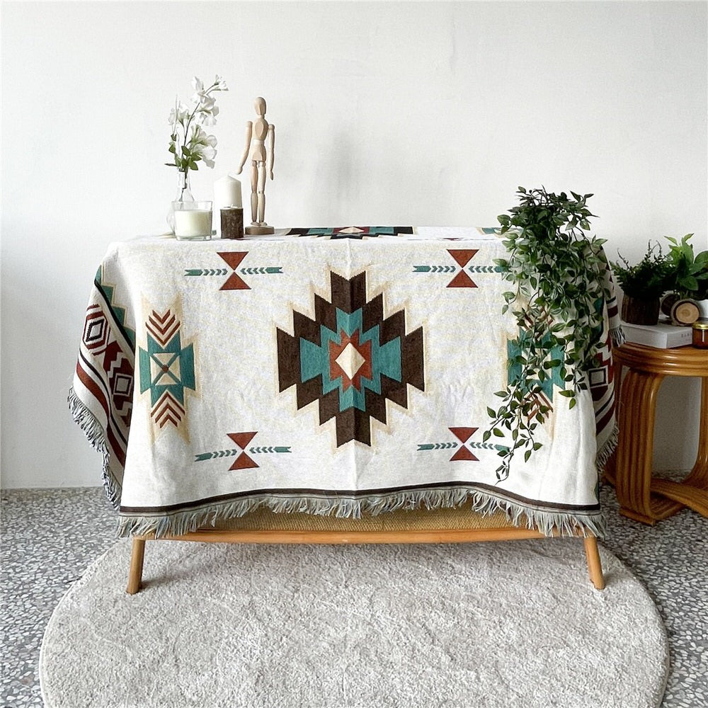 Boho Stijl Geweven Deken