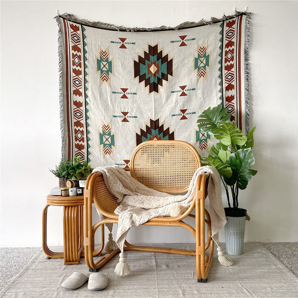 Boho Stijl Geweven Deken