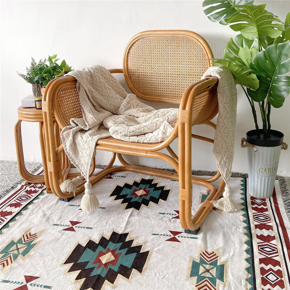Boho Stijl Geweven Deken