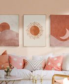 Boho Zon & Maan Canvas Posters