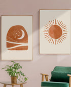 Boho Zon & Maan Canvas Posters