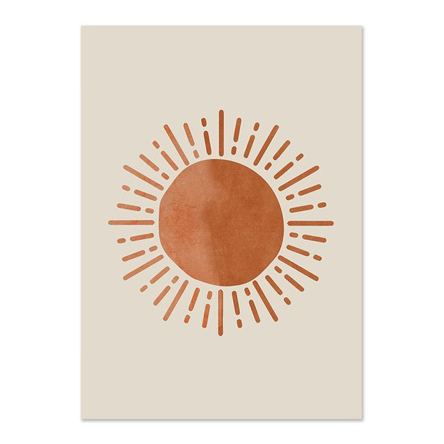Boho Zon & Maan Canvas Posters