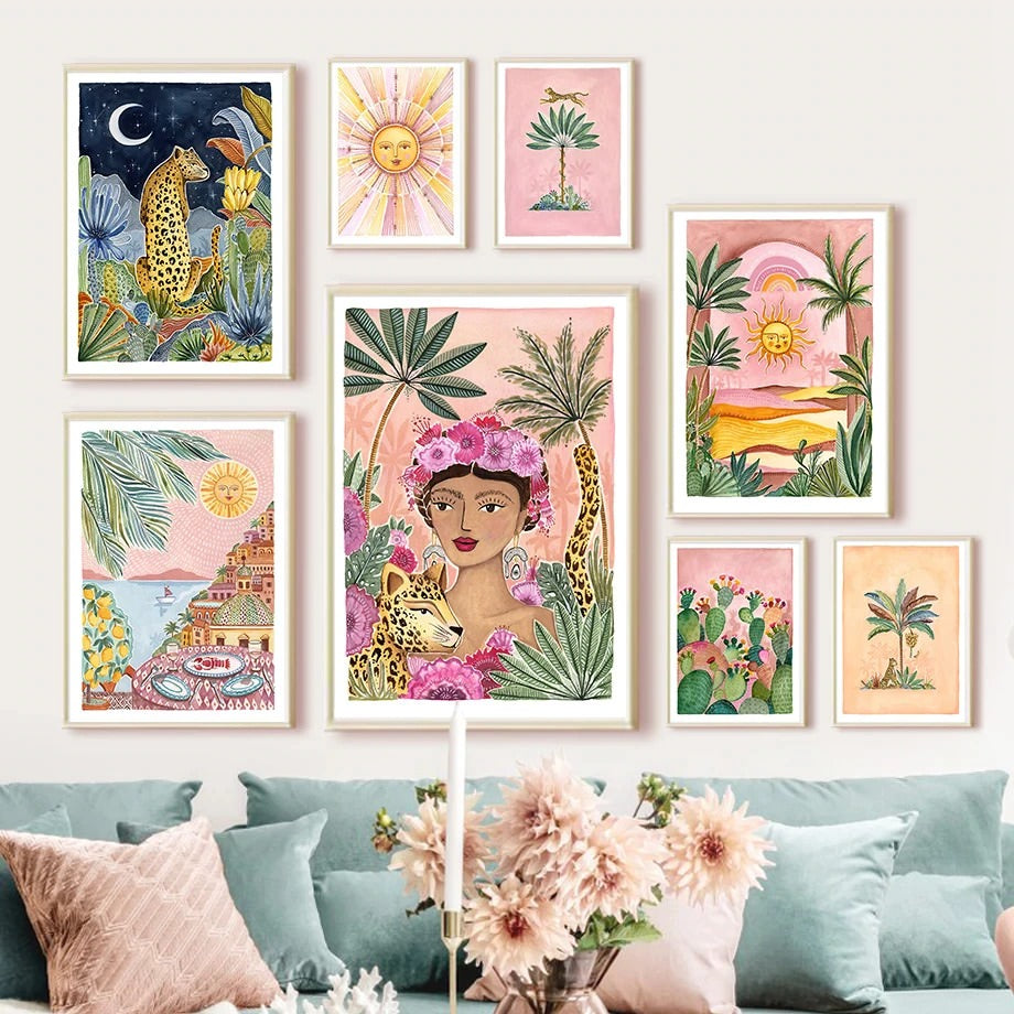 Jungle Luipaard Canvas Posters
